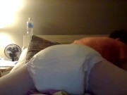 Preview 3 of Diaper College Twink Humps Bed