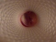 Preview 2 of Fucking a Fleshlight! View from inside the sextoy