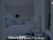 Preview 4 of NANNYSPY Masturbating Nanny Caught And Fucked To Save Job