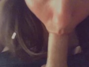 Preview 2 of girlfriend sensual blowjob with cum swallow