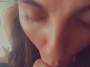 Preview 3 of girlfriend sensual blowjob with cum swallow