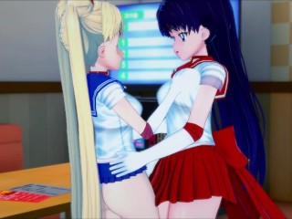 Hentai Lesbians Fingering Each Other - Sailor Moon and Sailor Mars - lesbian sex, fingering, eat out, and trib. Lesbian  hentai. | free xxx mobile videos - 16honeys.com