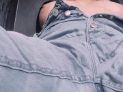 Preview 1 of Bbw wetting and masturbating til orgasm in piss soaked jeans after long hold
