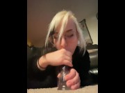 Preview 1 of Goth Egg POV Riding and Sucking Toy