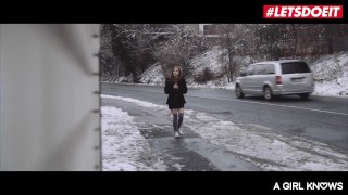 AGirlKnows - Jia Lissa Cute Russian Teen Seduced Into Erotic Lesbian Fuck By Her Friend - LETSDOEIT