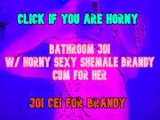 Preview 4 of Be dominated by a Shemale on your Toilet BATHROOM JOI CEI