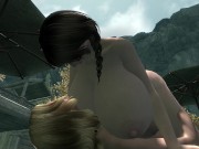 Preview 2 of MASSIVE BOOBIES And Magic Dildos On The Beach In Skyrim