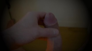 Alone at work watching porn, pulsating cock and sexy cumshot 4k