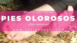 [FEET FETISH] JOI STYLE EROTIC STORY | SMELLY FEET THAT STINK | CUSTOM ORDER FROM FAN ♥
