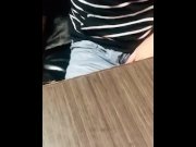 Preview 6 of Risky public - dared to cum in restaurant on my sushi and eat it