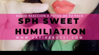 [FULL FEMINIZATION] AUDIO REACTION TO PHOTOS OF YOUR PENIS | SPH | SWEET HUMILIATION WITH ZAFIRA ROS