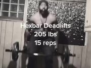 Preview 1 of 205 lb Deadlifts 15 reps
