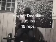 Preview 4 of 205 lb Deadlifts 15 reps