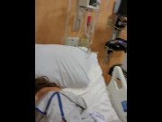 Preview 1 of Real--quick cum at the hospital---- please like and subscribe