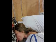 Preview 2 of Real--quick cum at the hospital---- please like and subscribe