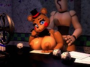 Preview 1 of toy freddy likes to be slapped in the ass [with sound]