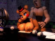 Preview 3 of toy freddy likes to be slapped in the ass [with sound]