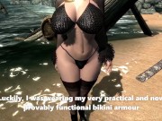 Preview 1 of Andrea Gets Marooned On A Tropical Island A Skyrim Story