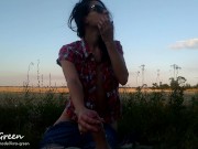 Preview 6 of Outdoors Compilation, Cumshot in mouth, facial, cum on body - Amateur Homemade Teen Kira Green