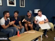 Preview 2 of Mencom - Brandon Evans, Lucas Leon & Casey Jack Had A Crazy Threesome