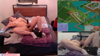 Gamerslut Supercut First Stream in New Apt w/ Fuck Machine, Panty Stuffing, and Cums Free Version