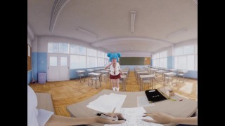 Naughty Anime Student Needs To Pass Exam Hentai POV VR Porn