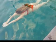 Preview 1 of Pool Party - NO PANTIES # This video from febr.was removed by PH,now it's Ok,other faces are blured