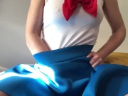 Preview 3 of curvy sailor moon makes herself cum