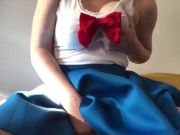 Preview 5 of curvy sailor moon makes herself cum
