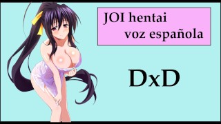 Audio JOI hentai con Akeno de DxD. Ella se rie de tu pene.