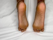 Preview 2 of Black Girl Shows Off Her Black Feet & Soles While Getting that Dick