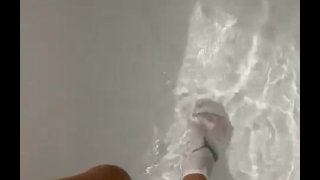 Wet Socks Fetish *SOAKED in bath tub*