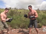 Preview 2 of SeanCody - Muscular Shaw Wins Hunk Dean's Hungry Mouth And Hole On A Boxing Fight
