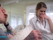 Preview 1 of Reality - Big tit Nurse, Bunny Colby takes big cock
