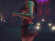 Preview 1 of GTA V Two Sexy Lesbian Strippers Lapdance POV Modded