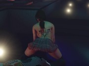 Preview 2 of GTA V Two Sexy Lesbian Strippers Lapdance POV Modded