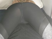 Preview 1 of Teen babe in yoga pants plays with herself and begs for your big throbbing cock
