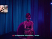 Preview 2 of Cyberpunk 2077 - Sex Scene with prostitutes - Streamer forgot to turn off his camera -Big Dick Twink