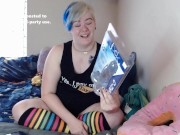 Preview 2 of FTM Trans Guy Review's a Dildo But It Doesn't Fit - 8 Inch Thick Clear Cock