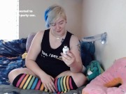 Preview 4 of FTM Trans Guy Review's a Dildo But It Doesn't Fit - 8 Inch Thick Clear Cock