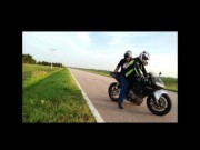 Preview 5 of Bulma's Cuck Watches Her Ride dildo on motorcycle pov FREE PREVIEW outdoor