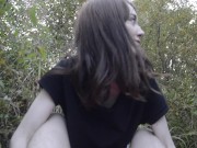 Preview 1 of Step Sister Asked To Suck My Dick After School Outdoor