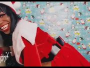 Preview 4 of Black Girl Santa ATTEMPTS to Twerk with Titts Out! lol by Cassee Joseph