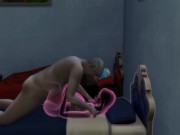 Preview 2 of The male member enters the transparent girl and is seen in sex | sims 4 wicked woohoo