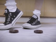 Preview 6 of Converse Crushing Plum Bonbon | Triss2020 on Chaturbate