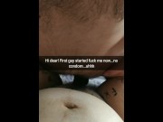 Preview 6 of Inside my cheating hotwife pussy and womb always lot of cum! [Cuckold Snapchat Compilation]