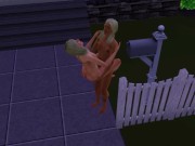 Preview 2 of Husband and wife take turns to fuck with their neighbor | Porno Game 3d