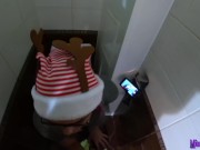 Preview 3 of My Dirty Holiday Fantasy To Fuck A Very Hot Sexy Step Sister In The Toilet