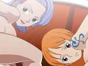 Preview 2 of One Piece - Nami and Nojiko Anime Orgy Hentai POV By Foxie2K P62