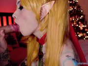 Preview 1 of Jinx gets real cock for Xmas (cutted version)